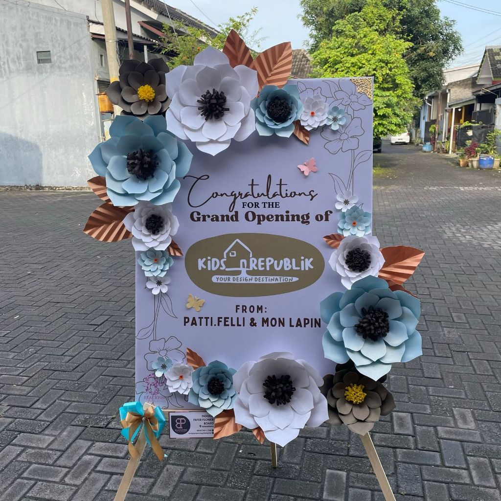 Papan Bunga Kertas Ucapan Papan Bunga Indoor / Bunga papan / karangan bunga semarang / Karangan Bung