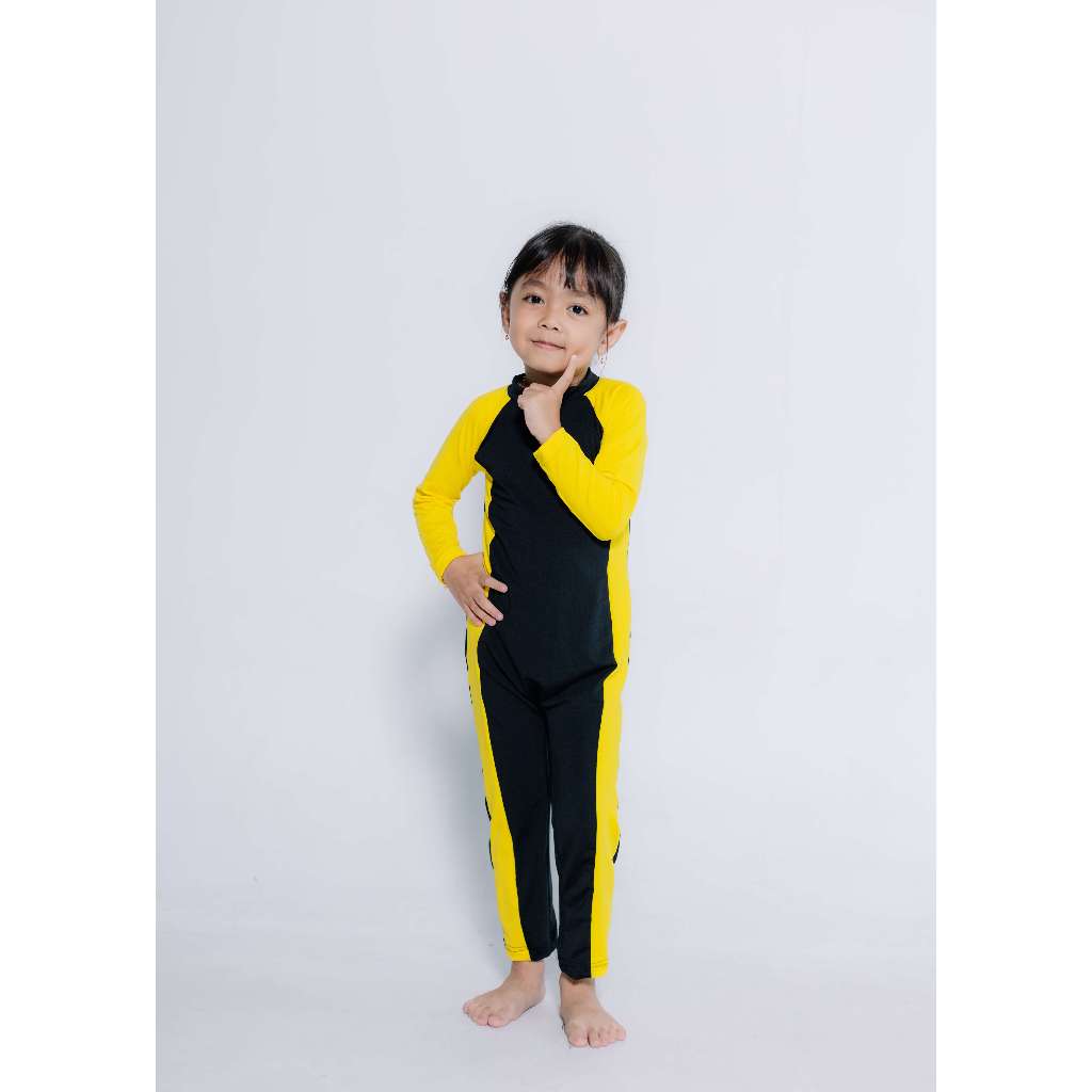 RB BAJU RENANG ANAK POLOS PANJANG PEREMPUAN DAN LAKI-LAKI 2-13 TH AST