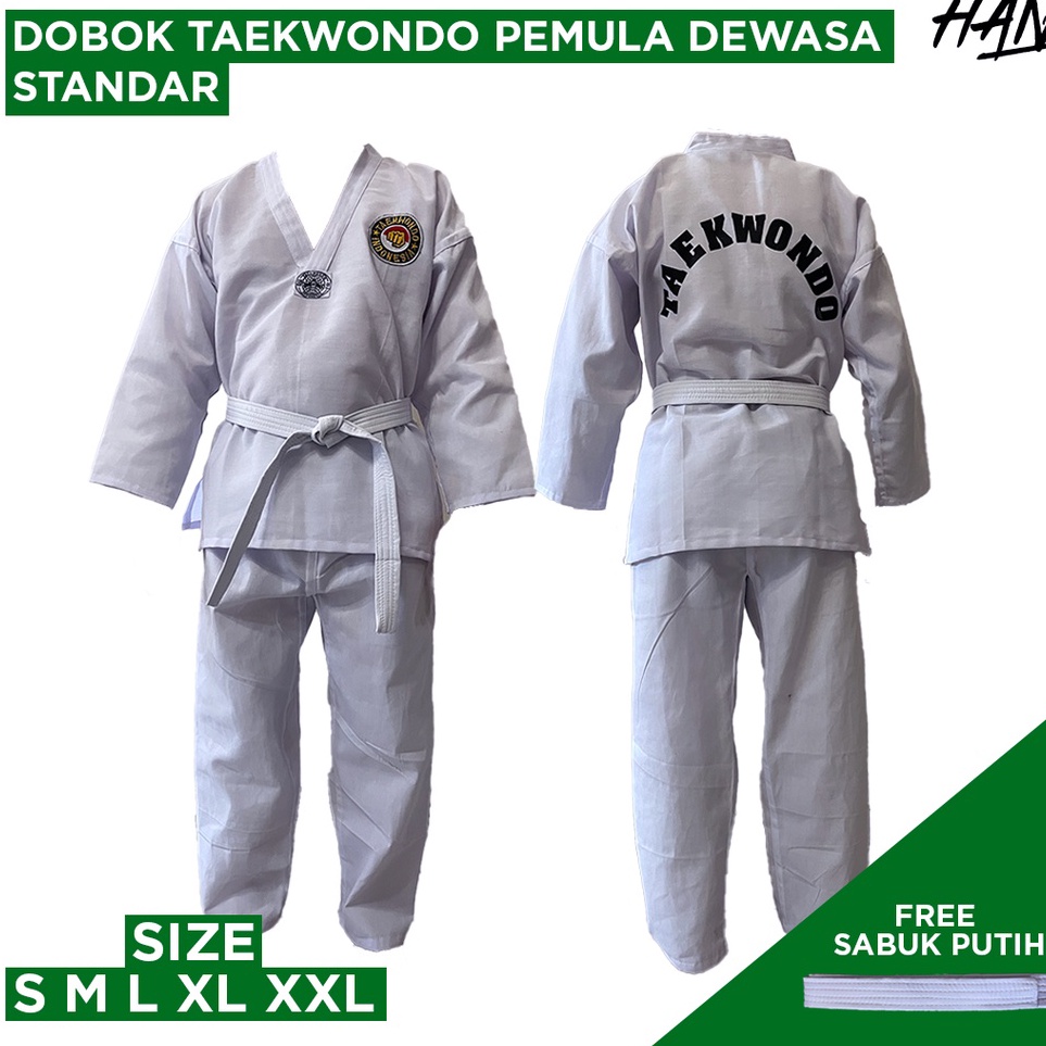 KODE D5R Standar Dewasa Baju Dobok Taekwondo Dewasa untuk Pemula Kualitas Standar