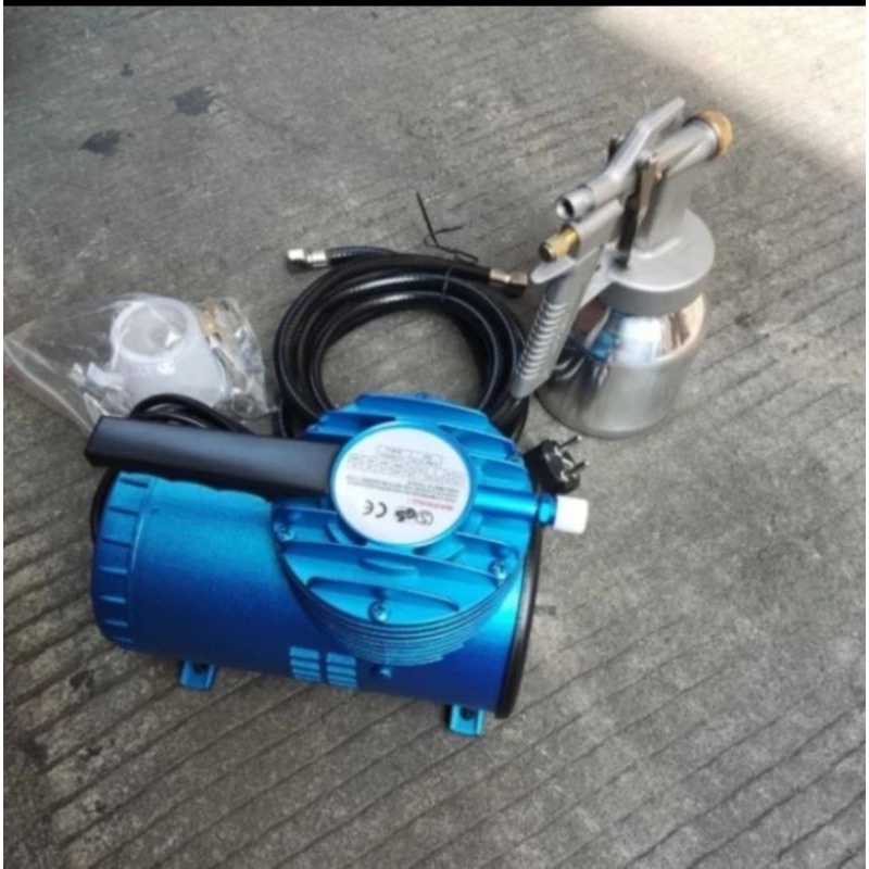 portabel compresor mini ekonomi ( 25 psi - listrik 220v)