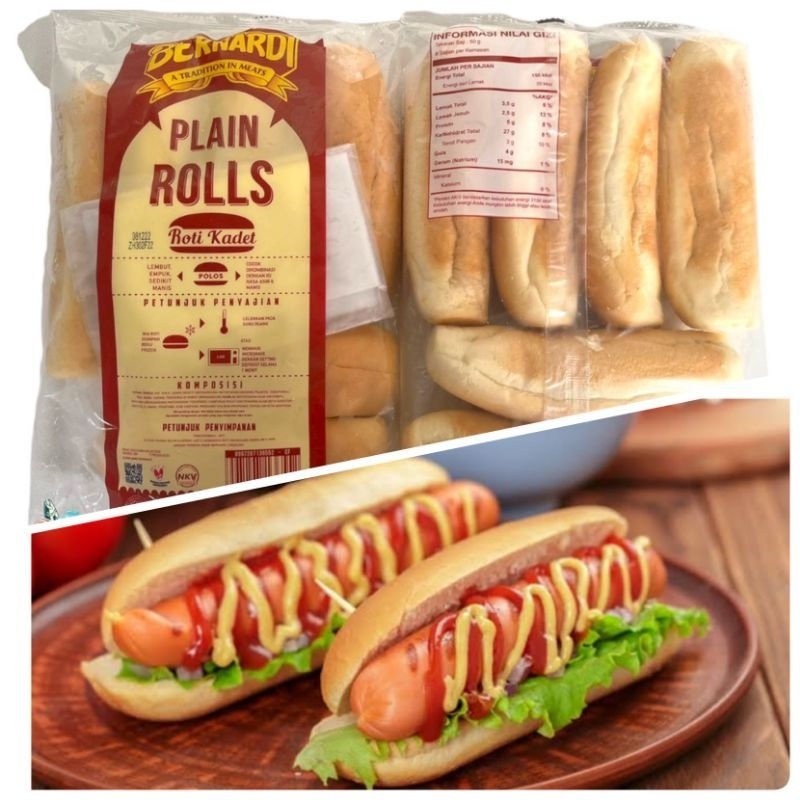 

Roti hotdog isi 6