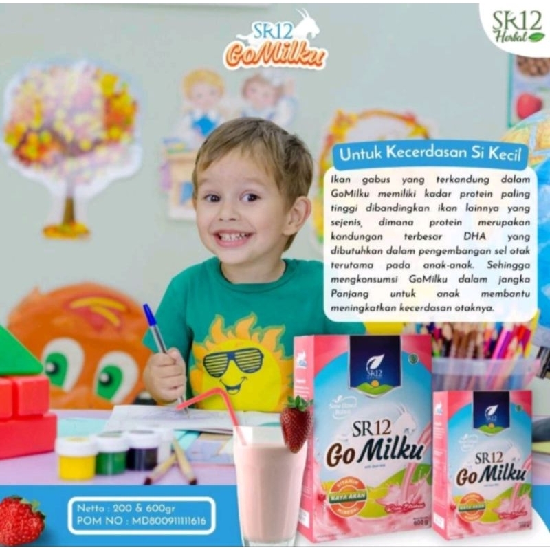 

susu kambing Sr12 rasa strawberry