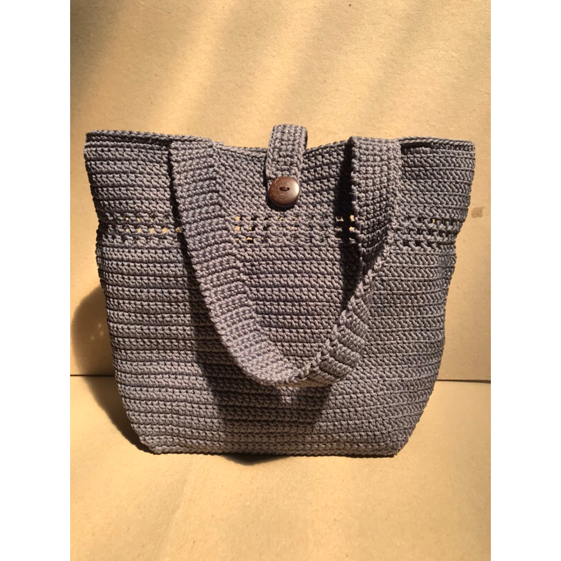 Simply Tote Bag/ tote bag simpel/ tote bag rajut/ tas wanita rajut/ tas rajut rekomendasi