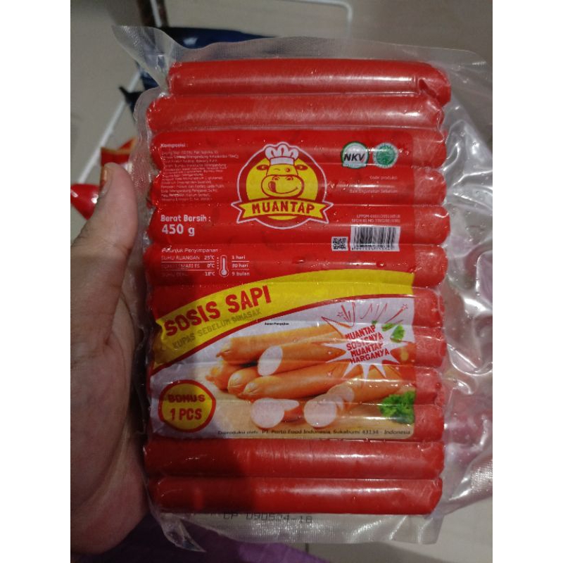 

Sosis Sapi Muantap 450gram