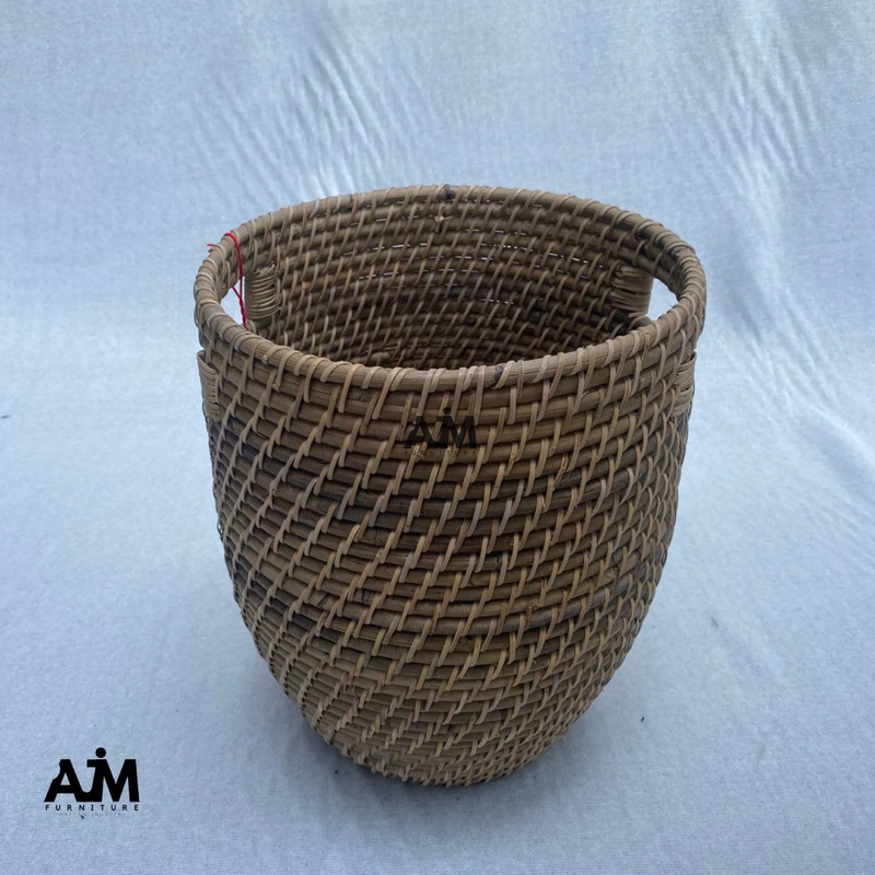 Basket Rotan / Keranjang Rotan / Keranjang Pot / Keranjang Rotan Hias / Dekorasi Rotan / Kerajinan R