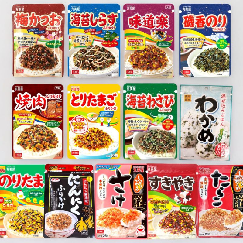 

Marumiya Furikake Rice Seasoning Abon Tabur Jepang Hagoromo Abon Import Japan