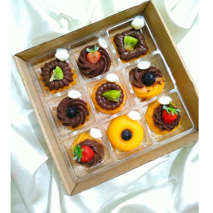

Puding biasa/puding rasa/puding topp buah/puding hampers
