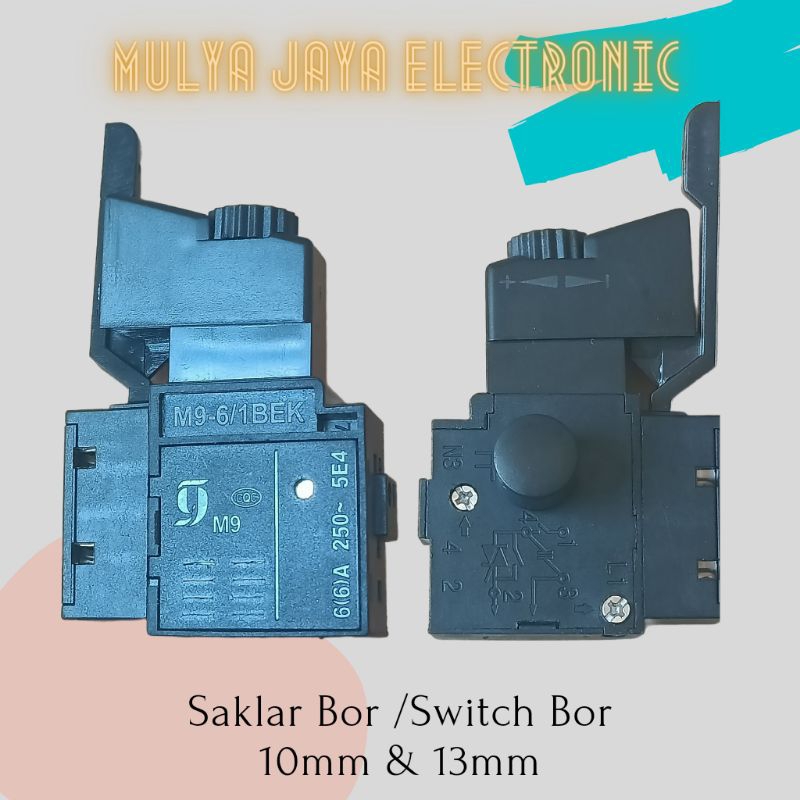 Saklar Bor 10 mm 13 mm Switch Bor 13 mm 10 mm