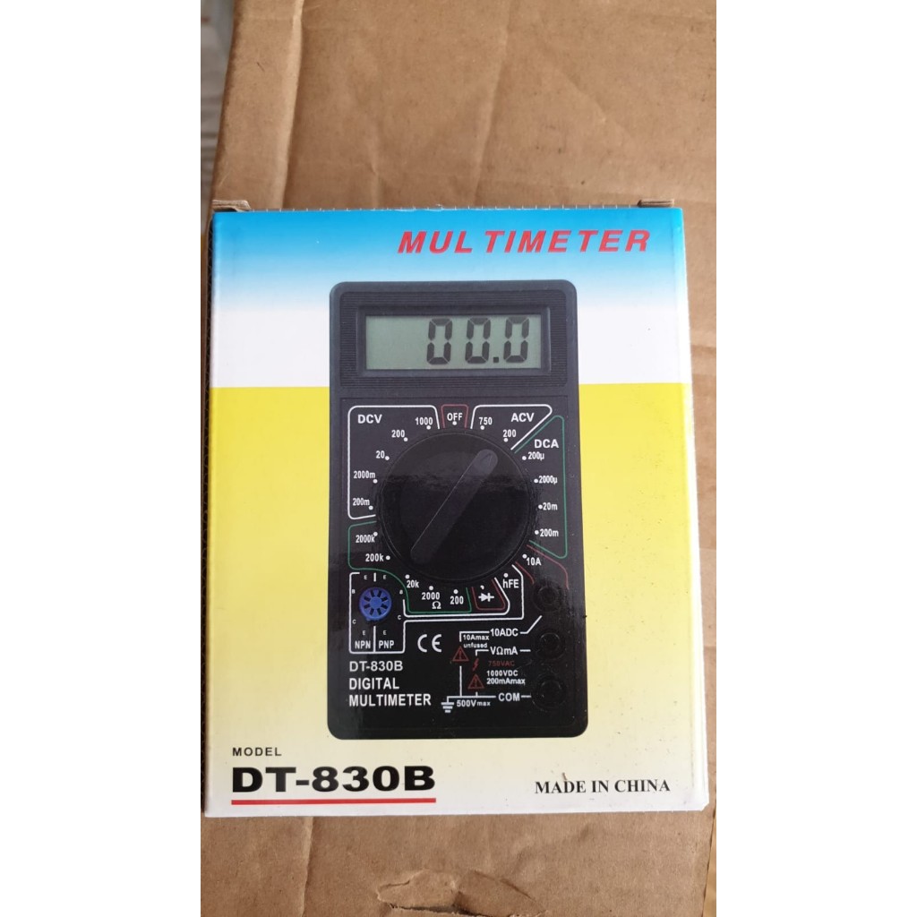 Multitester Digital DT-830D Multimeter Mini Digital Multi Tester Avometer Digital DT830D Tester