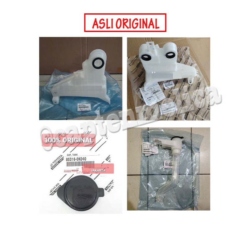 ORI Botol Tabung Tengki Tutup Kap Pipa Selang Tangki Cadangan Air Wiper Innova Inova Fortuner Reborn