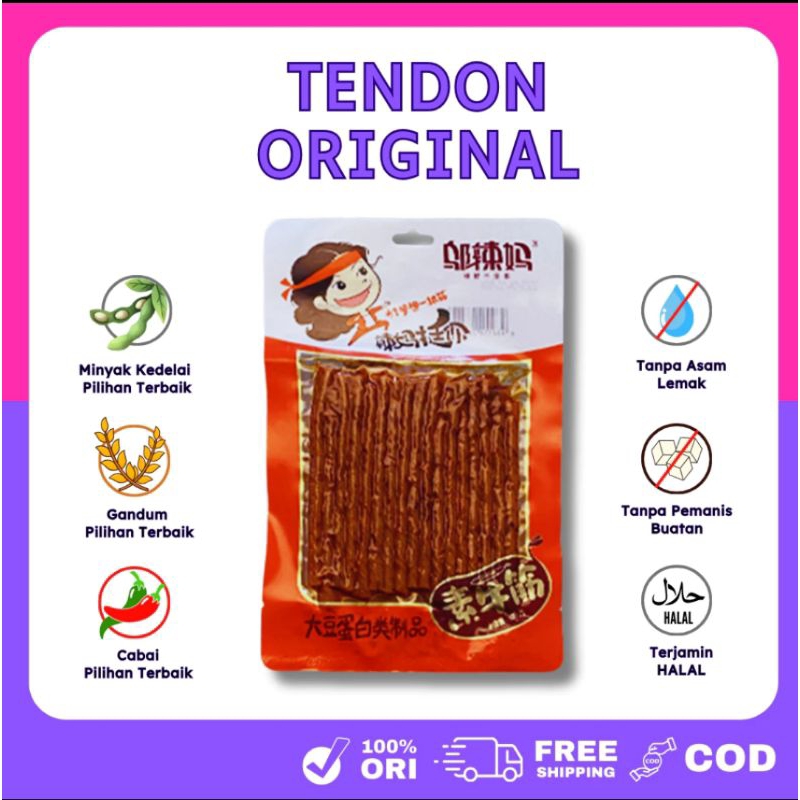 

[HALAL] (100gr) TERMURAH WULAMA LATIAO VEGETARIAN DOU JUAN/LATIAO TENDON ASLI