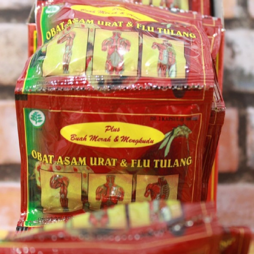 RSH kapsul ambm alam makasar ORI/asli 20 sachet || obat asam urat dan flu tulang Plus Buah Merah & M