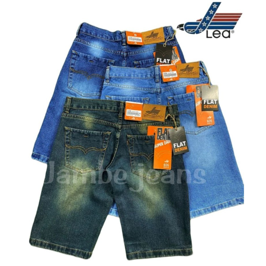 Celana Pendek Lea 606 Terbaru Jiens Pendek Cowok Original Size 28-33