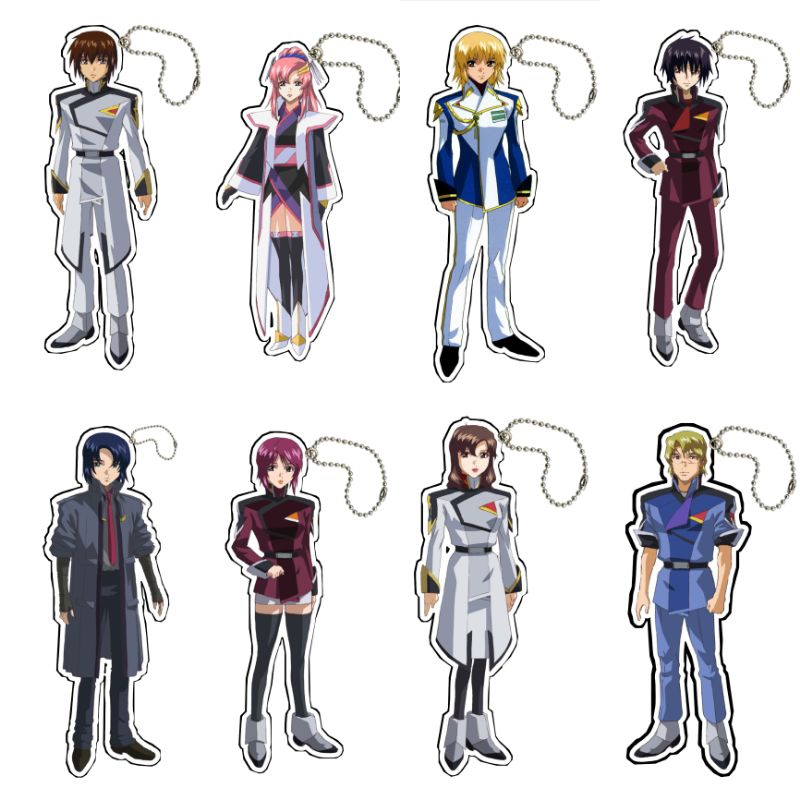 GUNDAM SEED FREEDOM MINI KEYRING STAND / KEYRING STAND AKRILIK GUNDAM SEED FREEDOM