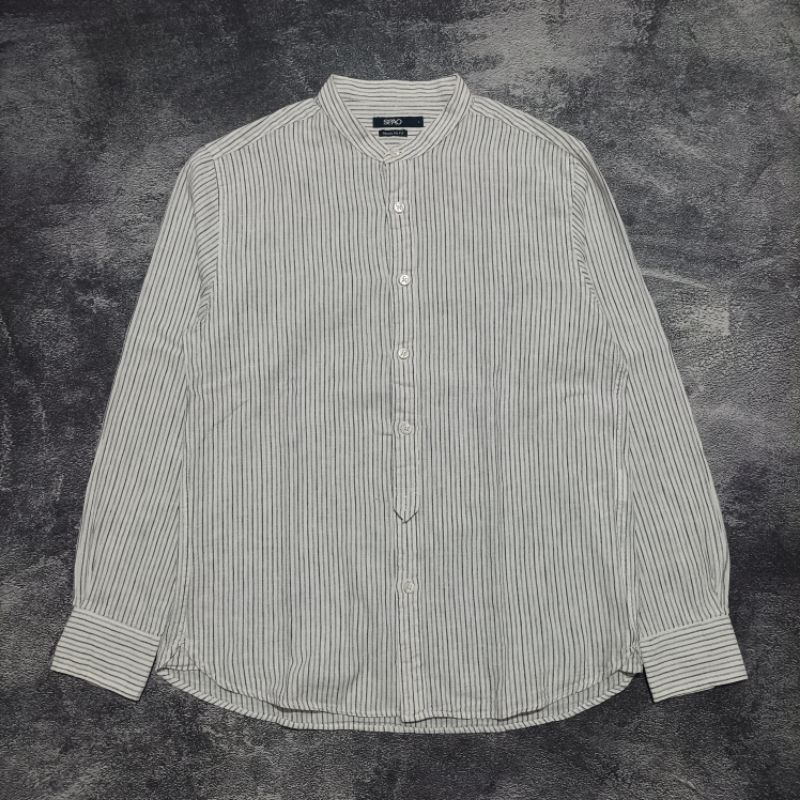 kemeja Linen Shanghai SPAO