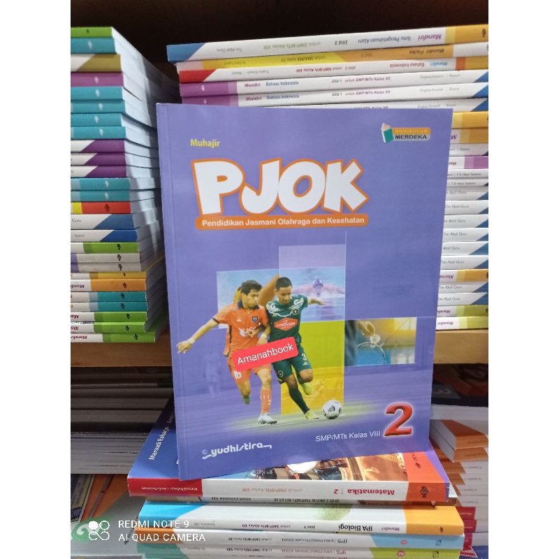 Buku PJOK SMP Kelas 8 Kurikulum Merdeka Yudhistira