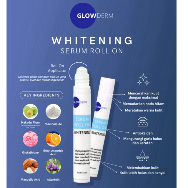 Serum ROLL ON WHITENING by Glowderm