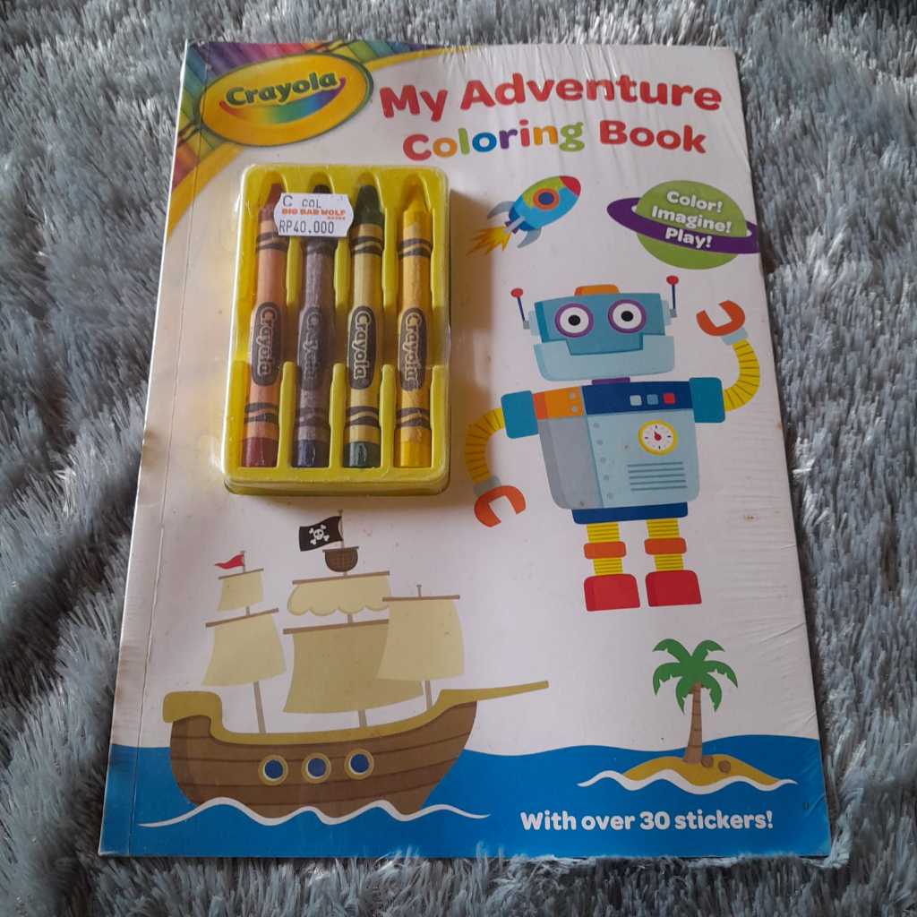

CRAYOLA MY ADVENTURE COLORING BOOK