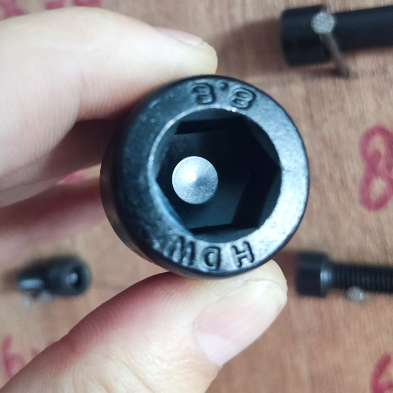 BAUT L BAJA HITAM 8.8 | M6x20 M6x30 M6x40 M6x50 M6x70 M6x80 I Mur M6 I Ring Pir M6 I Ring Plat M6