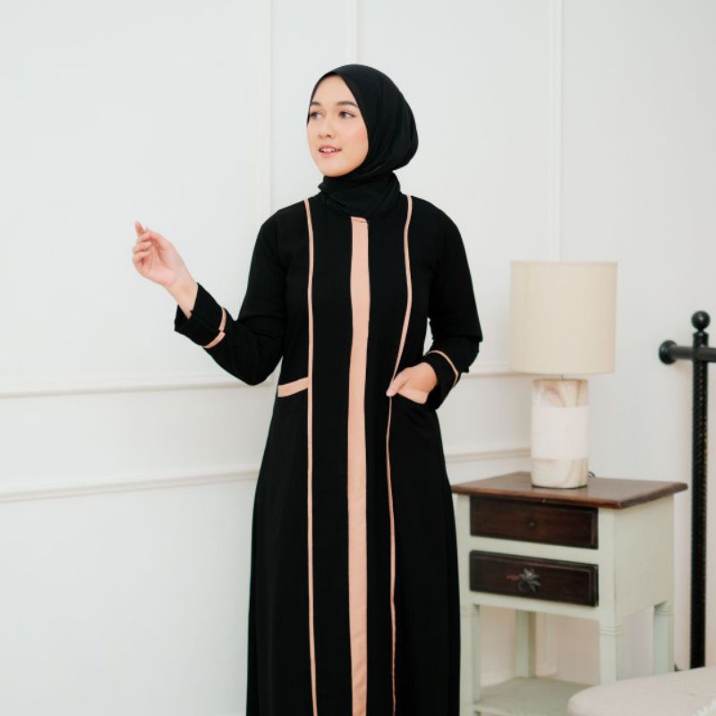 Abaya Turkey Kantong / Abaya Turkiy 2021 / Abaya Saudi / Gamis Hitam / Abaya Arab / Abaya Hitam / Ab