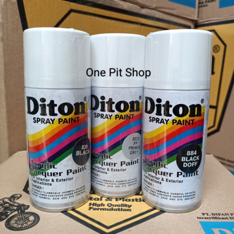 PILOX DITON 150CC 8020 839 884 8139 840 8540 PP PRIMER GREY BLACK METALLIC METALIC DOFF DOF WHITE CL
