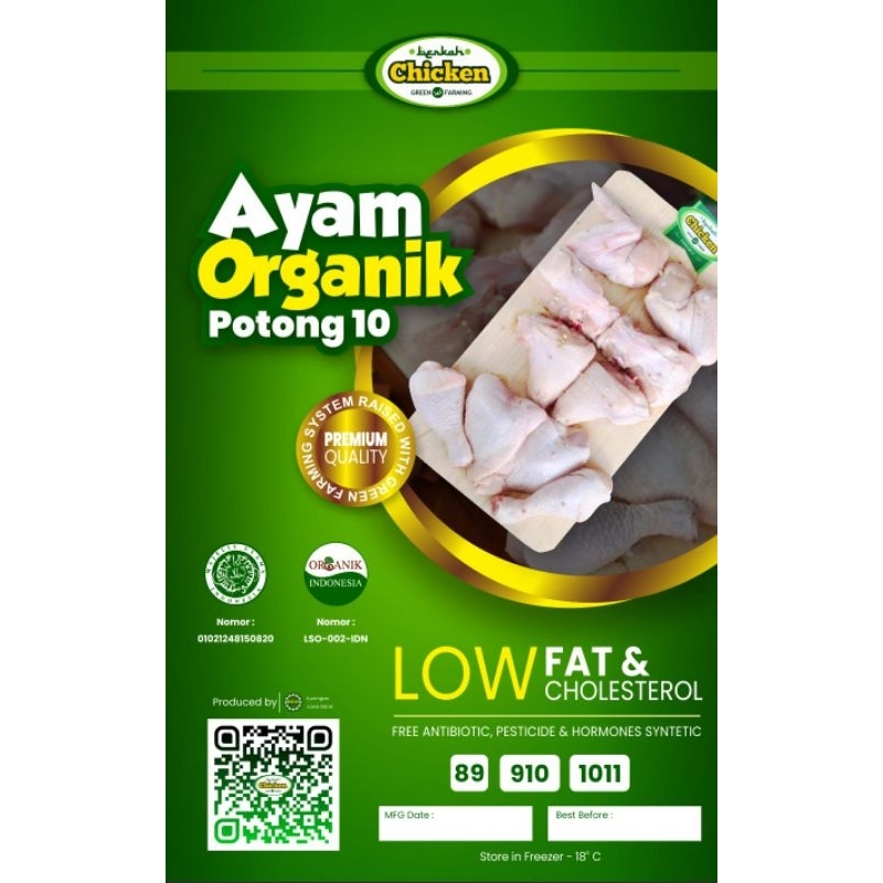 

Ayam Organik Berkah Chicken Potong 10