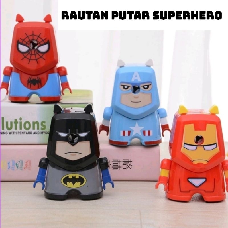 

Rautan putar SUPERHERO / rautan meja superhero / serutan putar superhero