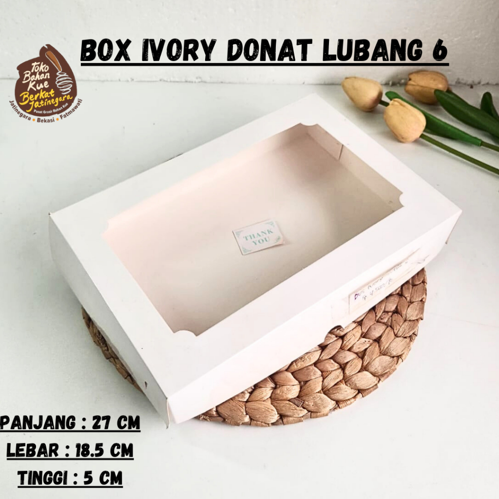 

DUS IVORY DONAT 6 / DUS DONAT LUBANG 6 / DUS IVORY