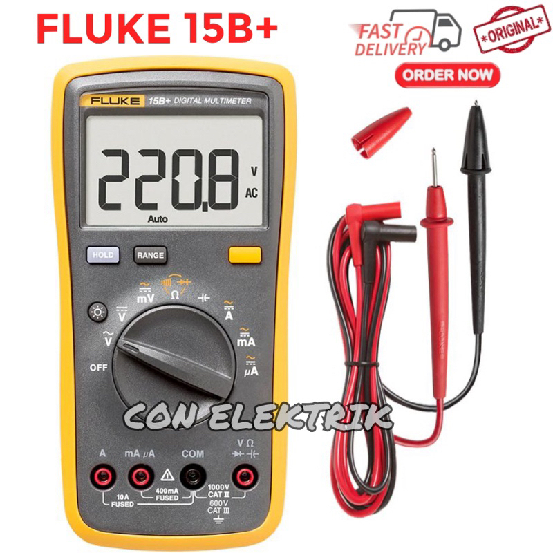 Fluke 15B+ Deluxe Automotive Multimeter