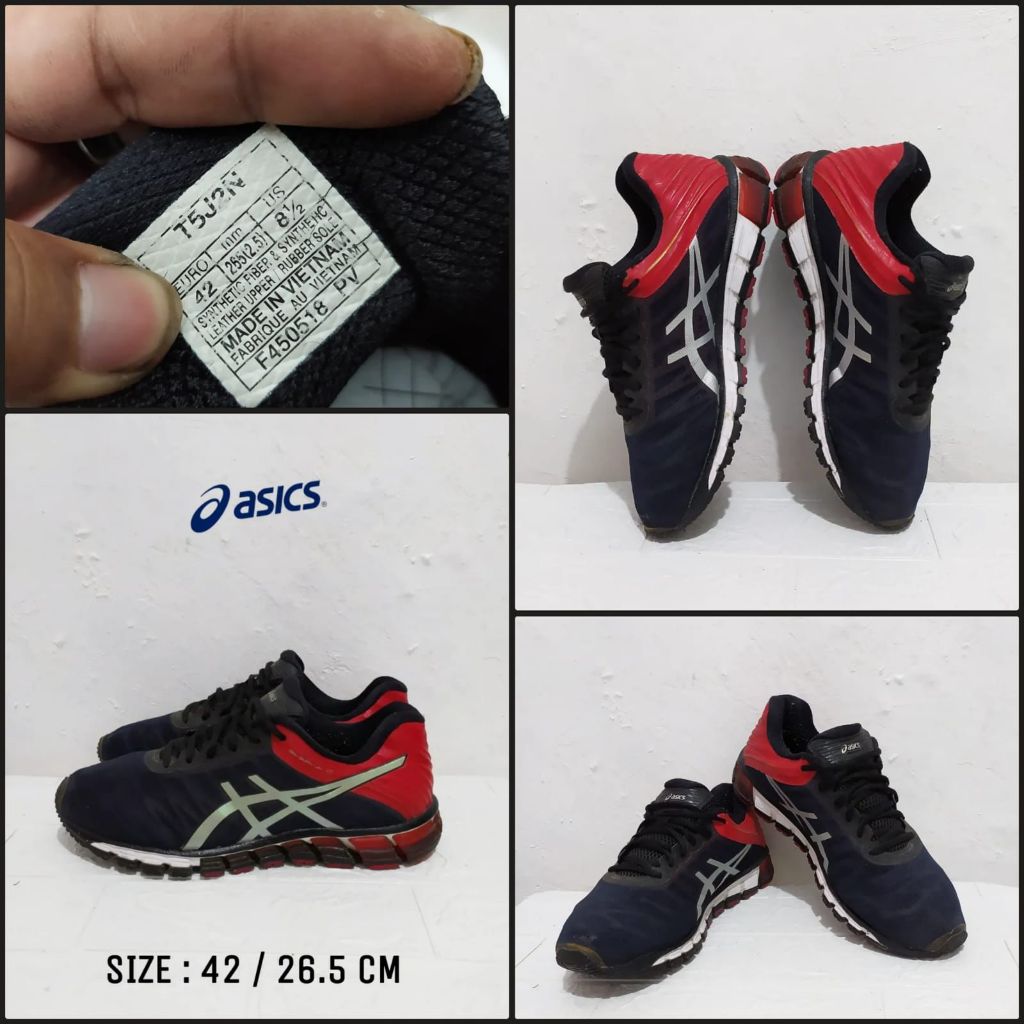 Sepatu second original ASICS size 42 CODE 025