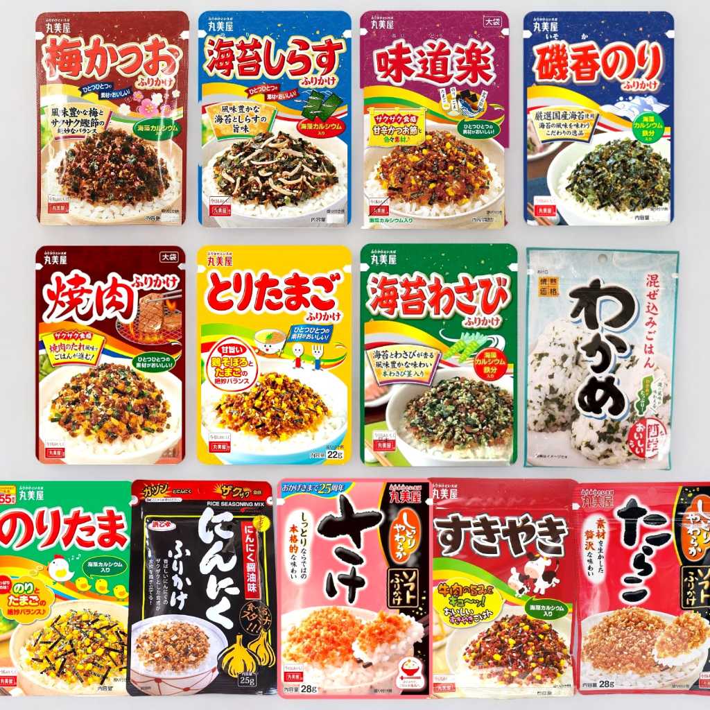 

Marumiya Furikake Rice Seasoning Abon Tabur Jepang Hagoromo Abon Import Japan