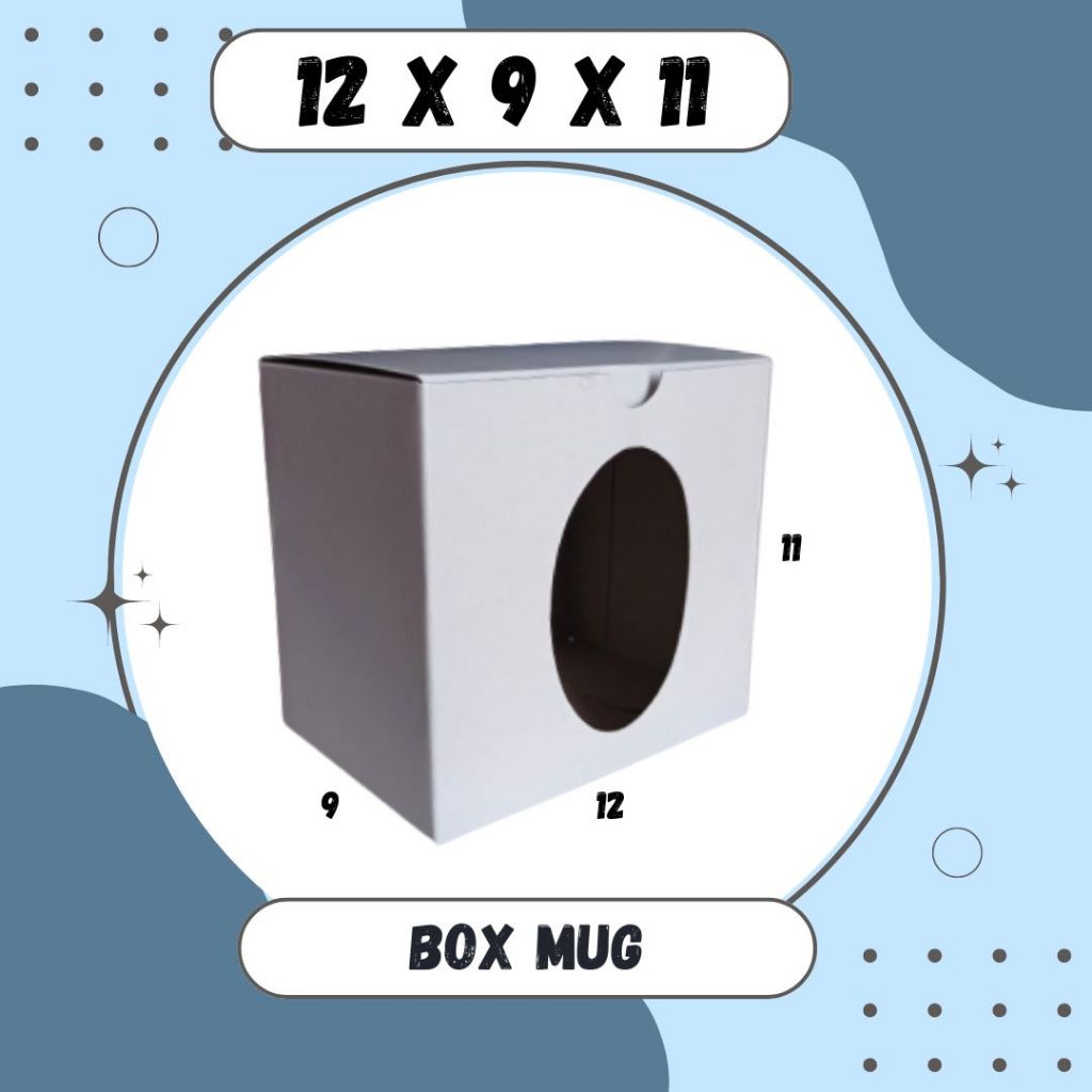 

Baru Box Mug 12x9x11 Kardus / Box / Karton GELAS MUG POLOS