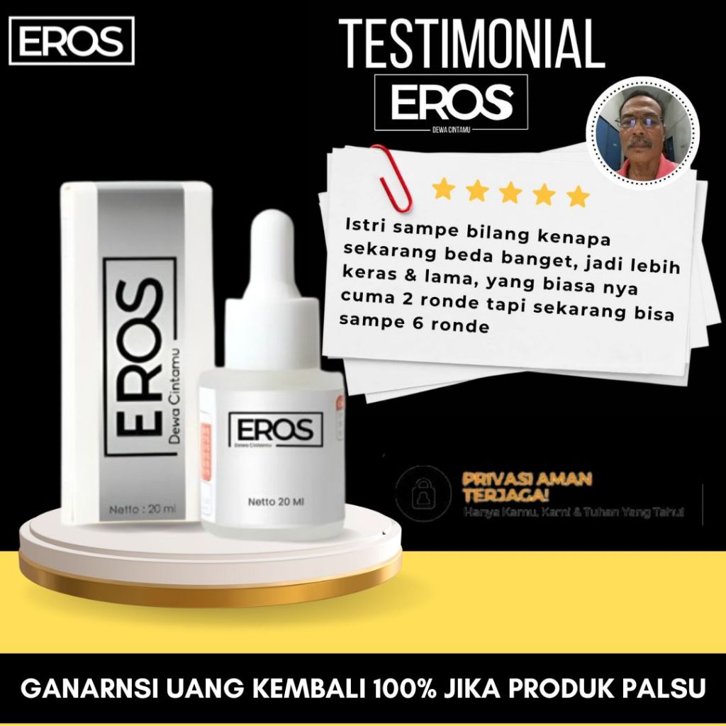 Eros Dewa Cintamu Original Serum Penambah Stamina Pria Obat Ejakulasi Dini Lemah Syahwat Sembuh Perm