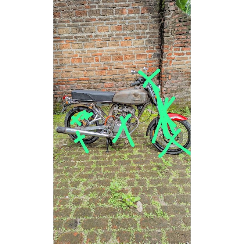 body cb set tinggal rakit model k2 begel panjang