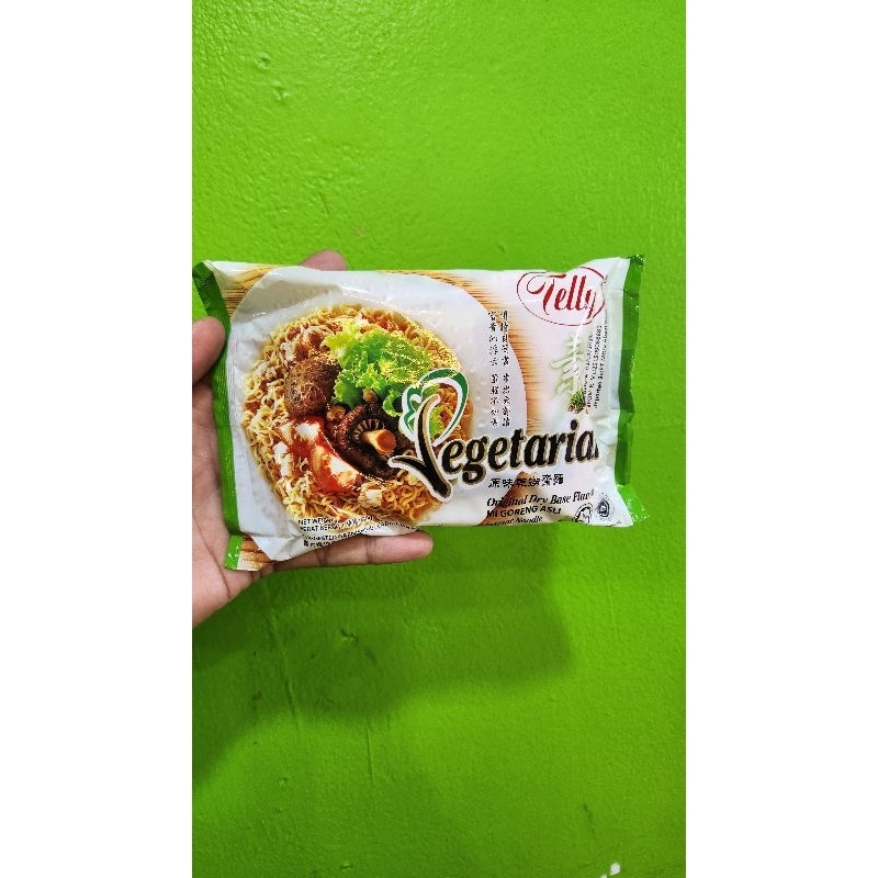 

TELLY MIE VEGETARIAN / VEGAN / ORIGINAL DRY BASE FLAVOUR / MIE GORENG ASLI