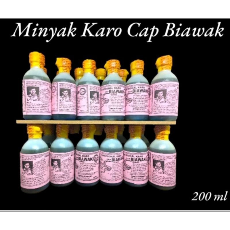 

Minyak urut karo cap BIAWAK 200ml