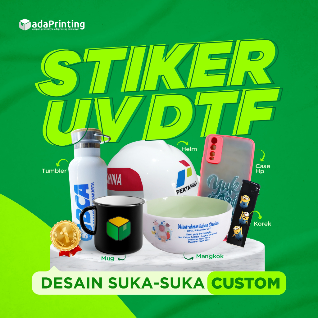 

STIKER DTF UV CETAK PRINT, STIKER CUSTOM FULL COLOR BISA TIMBUL