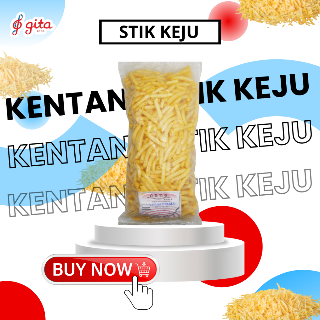 

Los Kentang Stik Rasa Keju Lebih Banyak Kemasan [1kg]