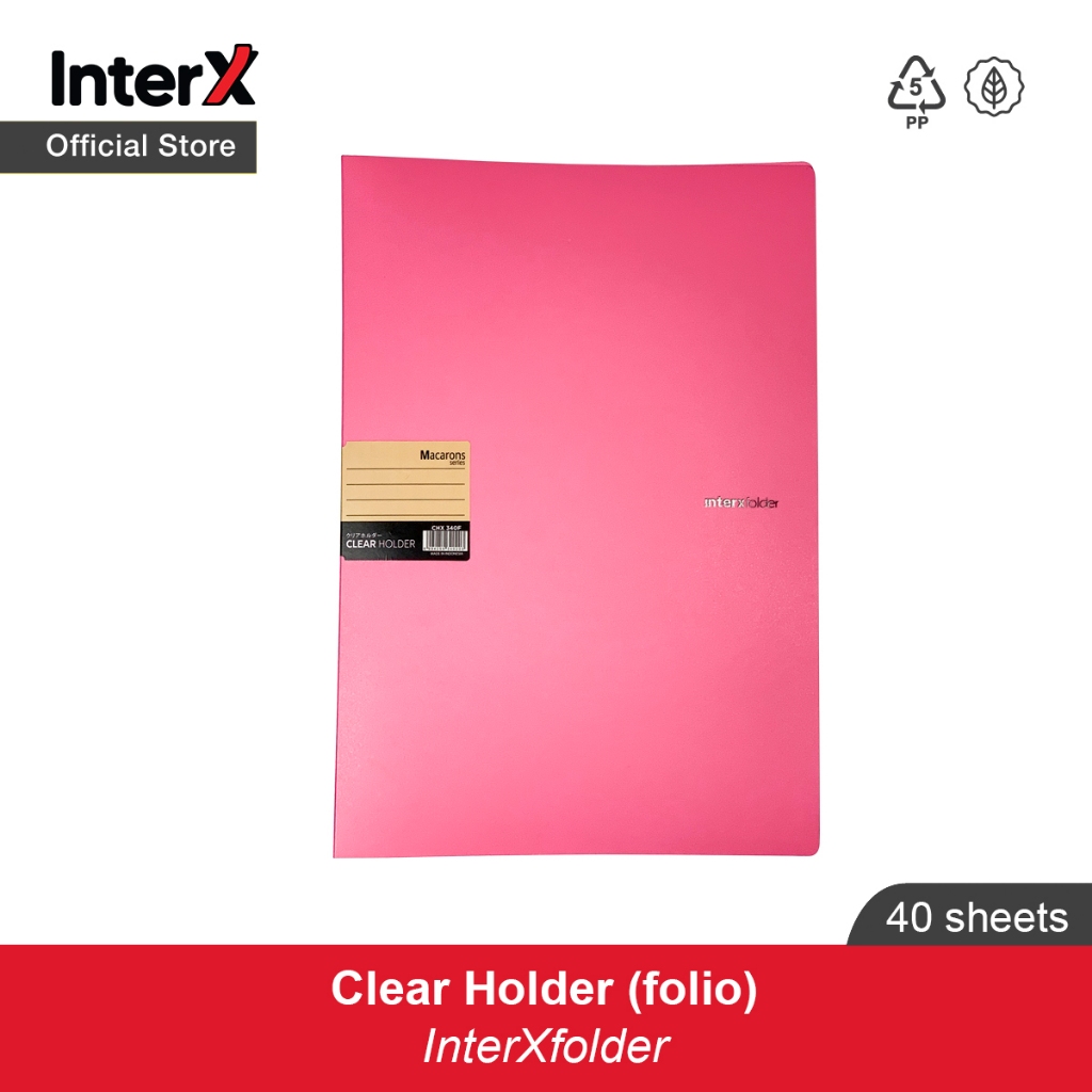 

Clear Holder 40 FC InterXFolder Macarons