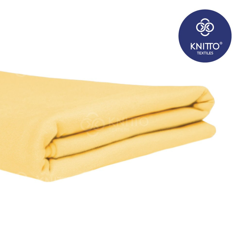 BAHAN KAOS COTTON COMBED 30S BUTTER  ( KAIN KAOS ) - KNITTO