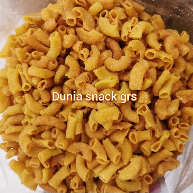 

Makaroni pipa bantet original 1Kg / Makroni bantat original rasa asin gurih