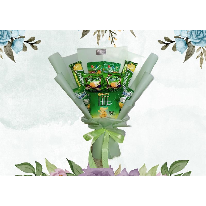 

Buket Snack Small ukuran 35x40cm