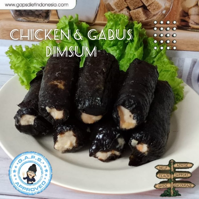 

Gaps Approved dimsum ikan gabus dan ayam oganic, halal, tanpa tepung