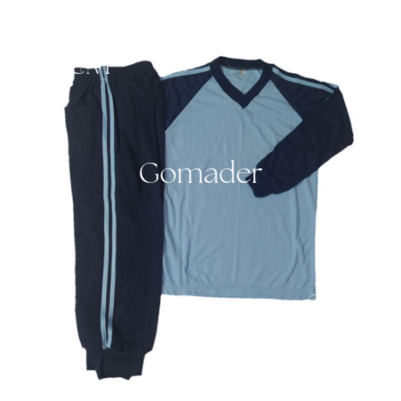 Murah Setelan Seragam Olahraga Sekolah Anak Tk/Sd Biru Navy V