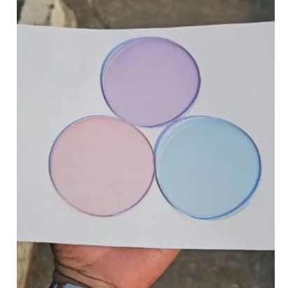 lensa kacamata minus only photocromic ungu, pink, dan blue