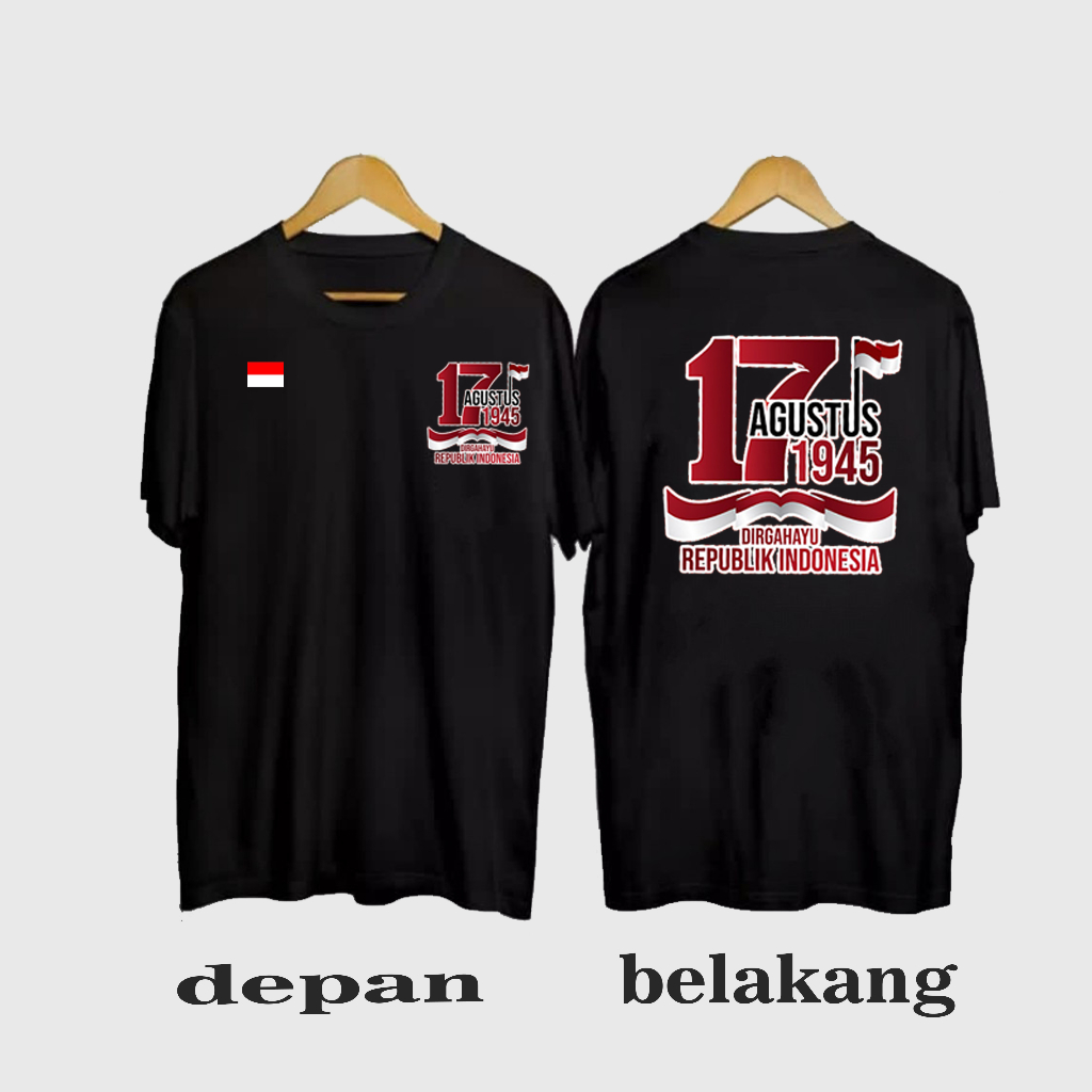Kaos Merah Putih Special 17 Agustus / Kaos Seragam agustusan - T-shirt 17 AGUSTUS / atasan Dewasa