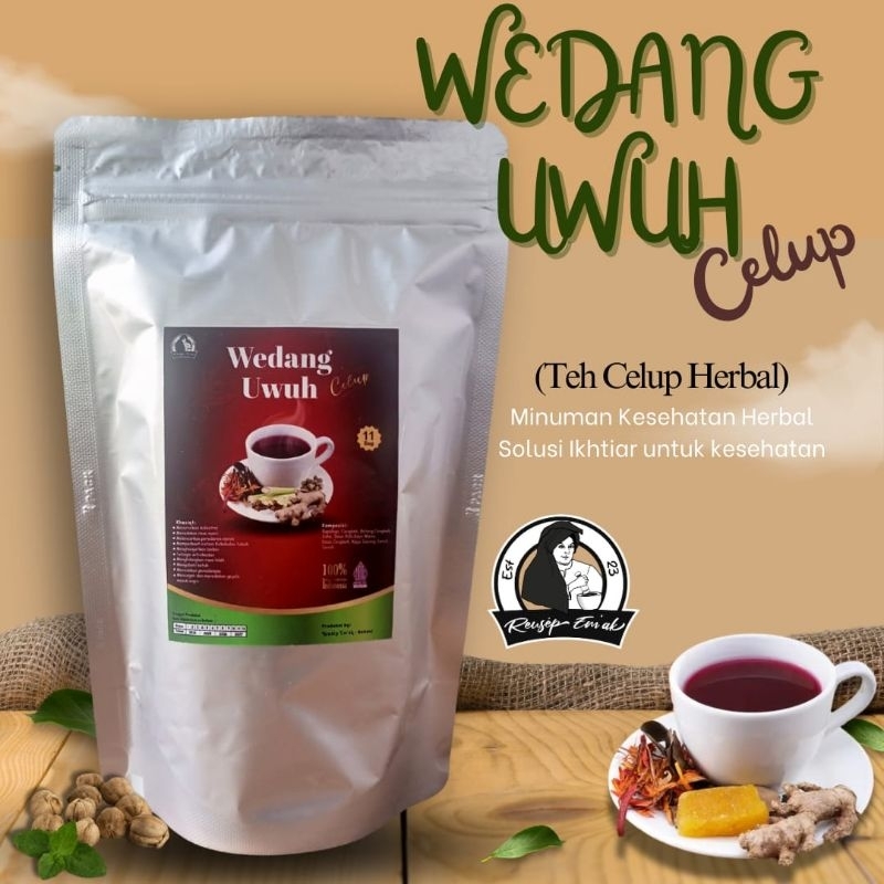 

WEDANG UWUH CELUP | Teh herbal | Minuman kesehatan | kemasan 11 teabag