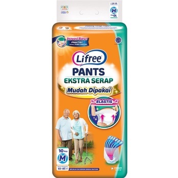Popok Dewasa Lifree Popok Celana Extra M 10