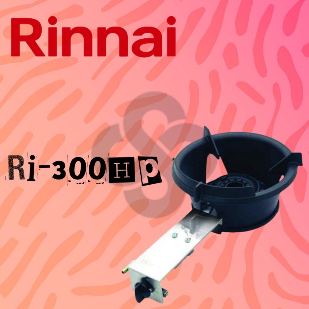 Rinnai RI 300HP RI 300 HP Kompor Gas 1 Tungku High Pressure RI300HP