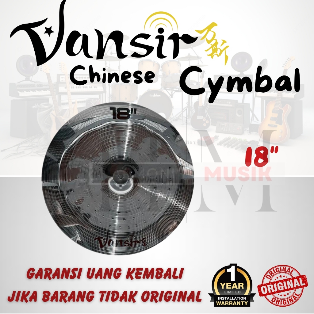 Chinese Cymbal Vansir Cymbal Chinese 18 Cymbal China Simbal Cina Vansir - 18